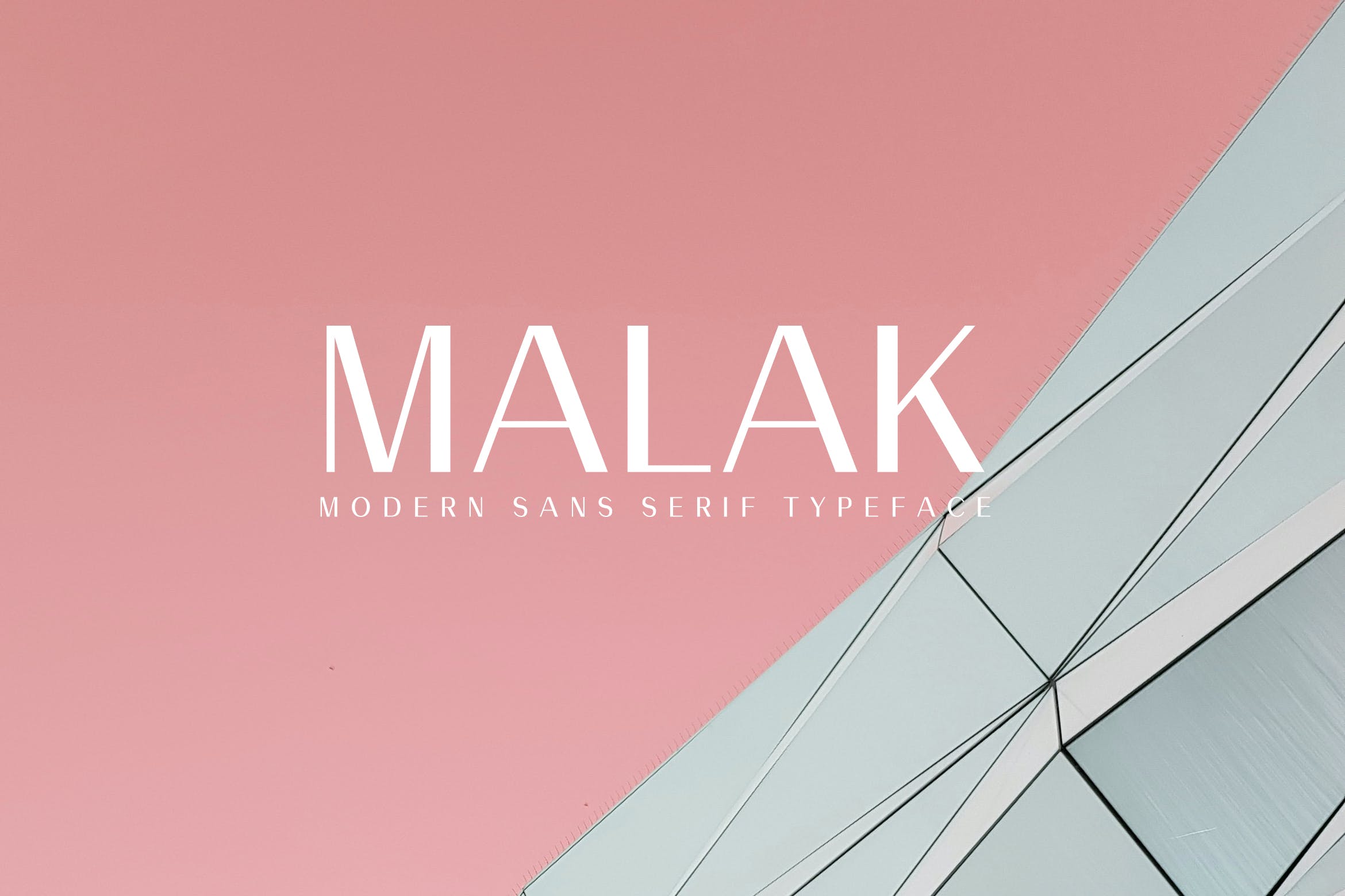 现代设计风格排版设计英文无衬线字体家族 Malak Sans Serif Font Family插图