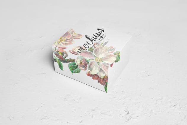 纸盒包装外观设计样机模板11 Paper Box Mockup 11插图(6)