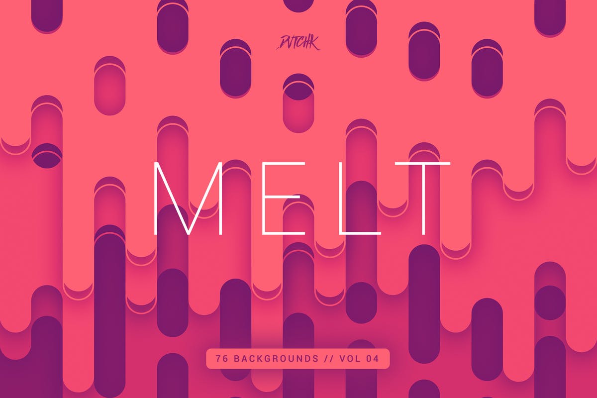 76款抽象圆形背景v6 Melt | Rounded Backgrounds | Vol. 04 Melt | Abstract Rounded Backgrounds | Vol. 04插图