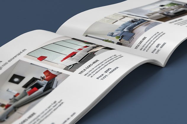 A5尺寸产品目录产品手册设计模板素材 A5 Modern Catalogue Template插图(10)