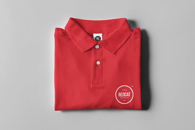 Polo衬衫样机模板 Polo Shirt Mock-up插图(5)