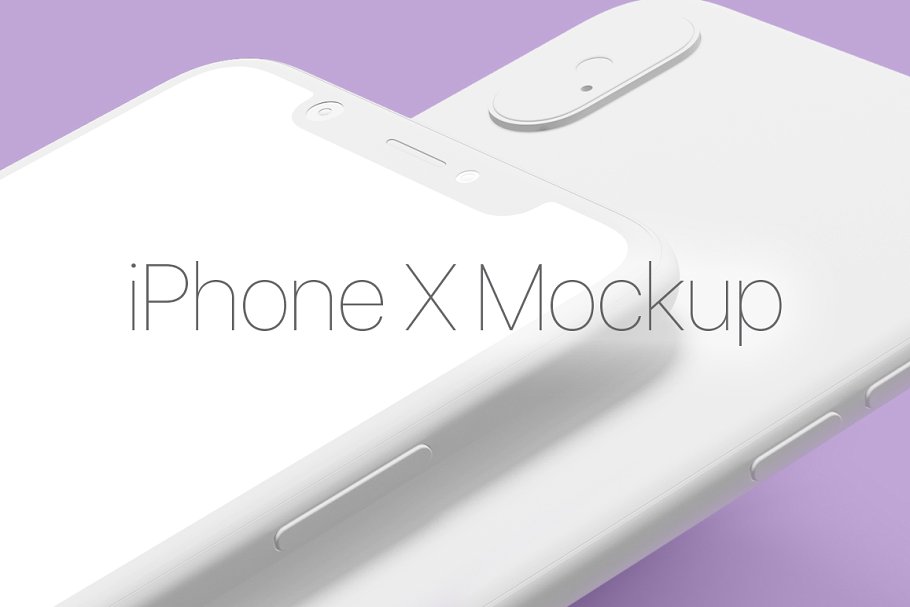 iPhone X 高清样机模板 iPhone X Mockup Set插图