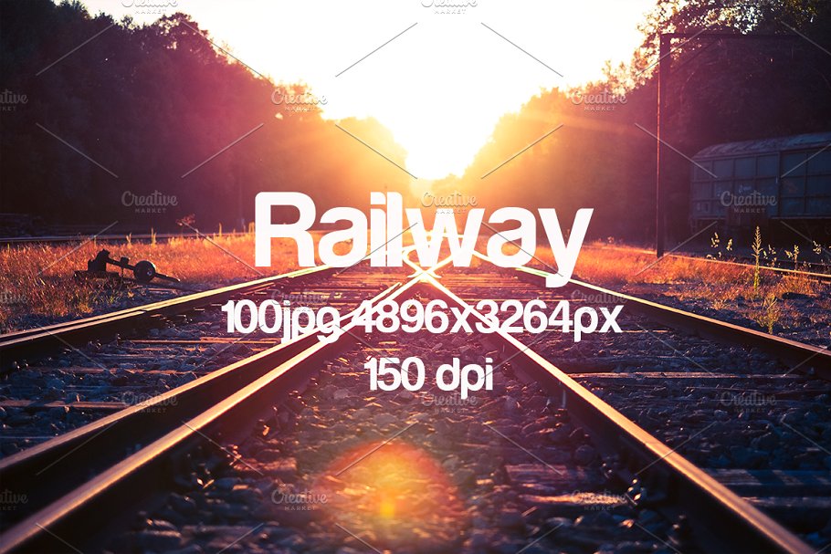 100张铁路轨道主题高清照片 railway photo pack插图2