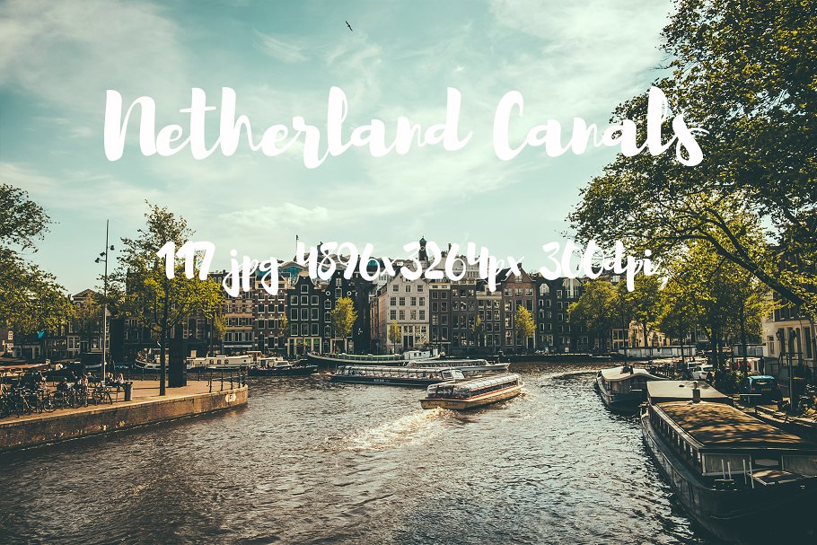 荷兰运河景色照片素材 Netherlands canals photo pack插图(19)