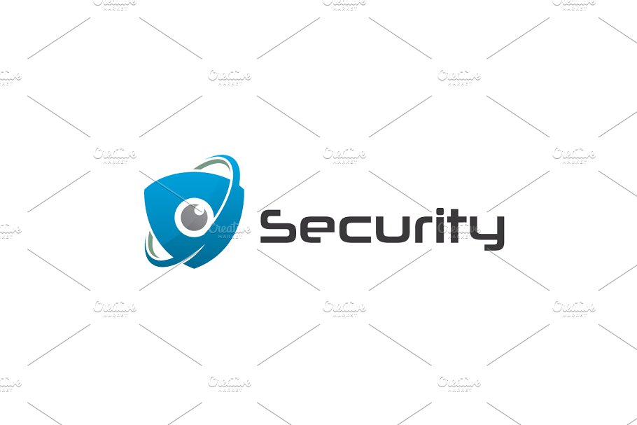 互联网系统安全主题Logo模板 Security Logo插图1