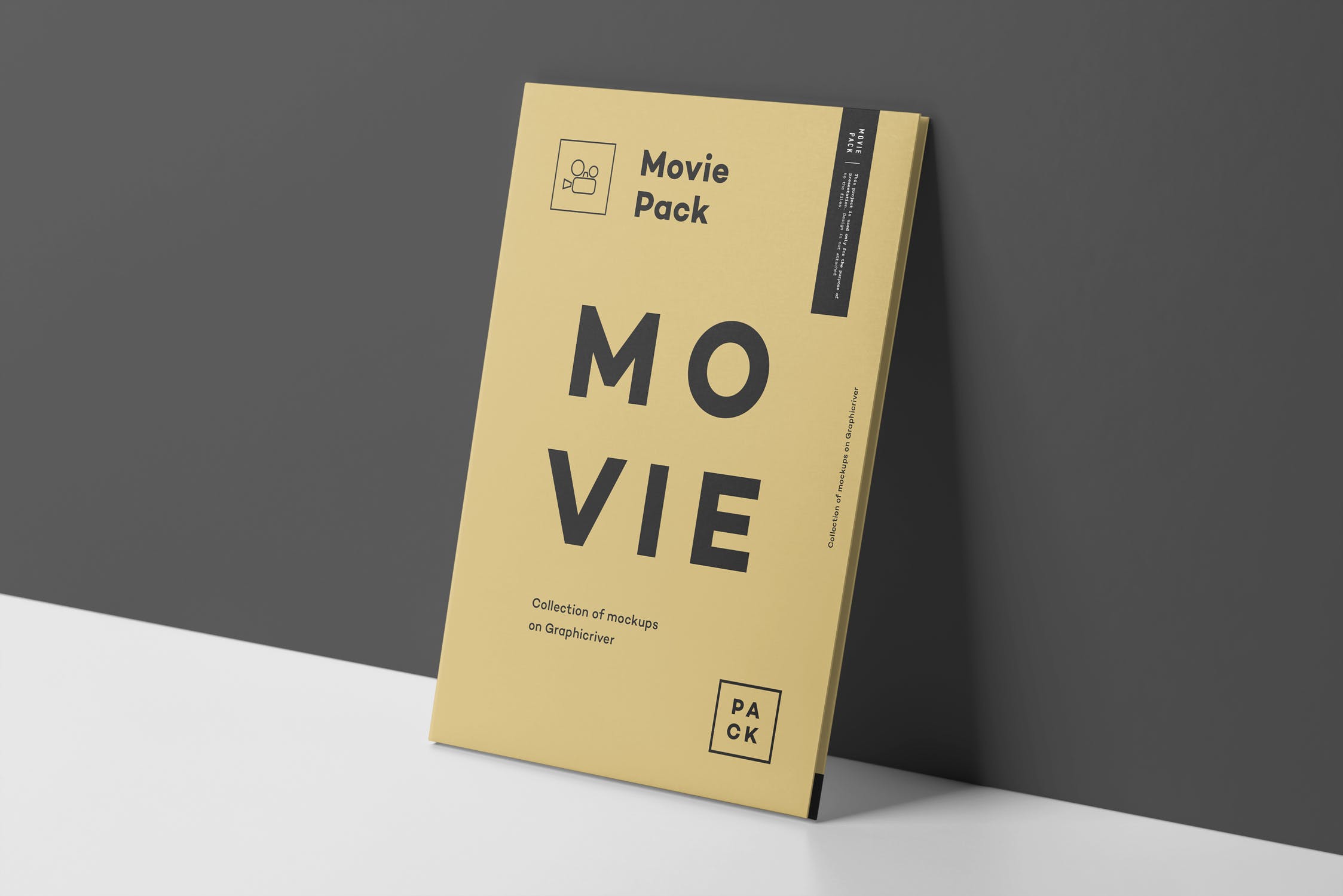 DVD电影光盘外包装设计样机模板4 Movie Pack Mock-up 4插图(15)