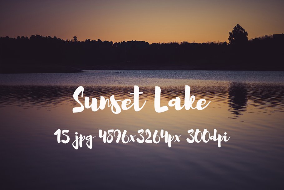 日落湖水高清照片素材 Sunset Lake photo pack插图5