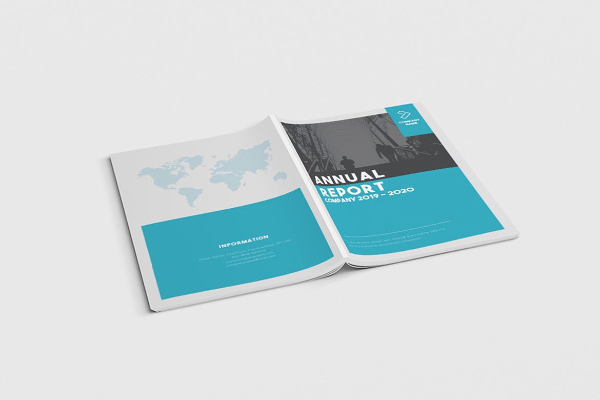 上市公司年度报告设计INDD模板 Annual Report Company插图(10)