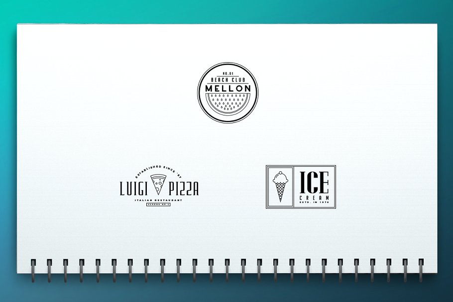 100款西方图文Logo模板合集 100 Fresh Logo Templates Vol.2插图(2)