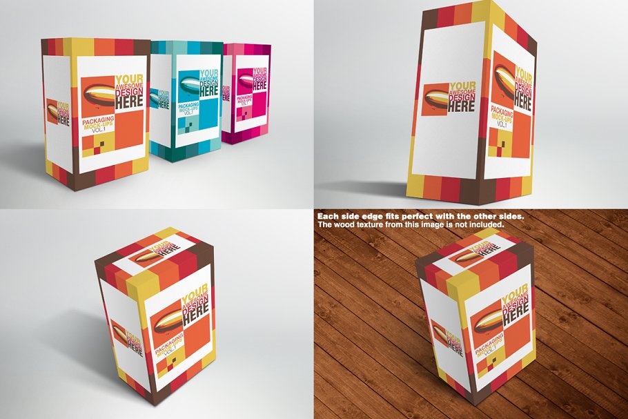 包装盒样机模板 Packaging Mock-ups插图2