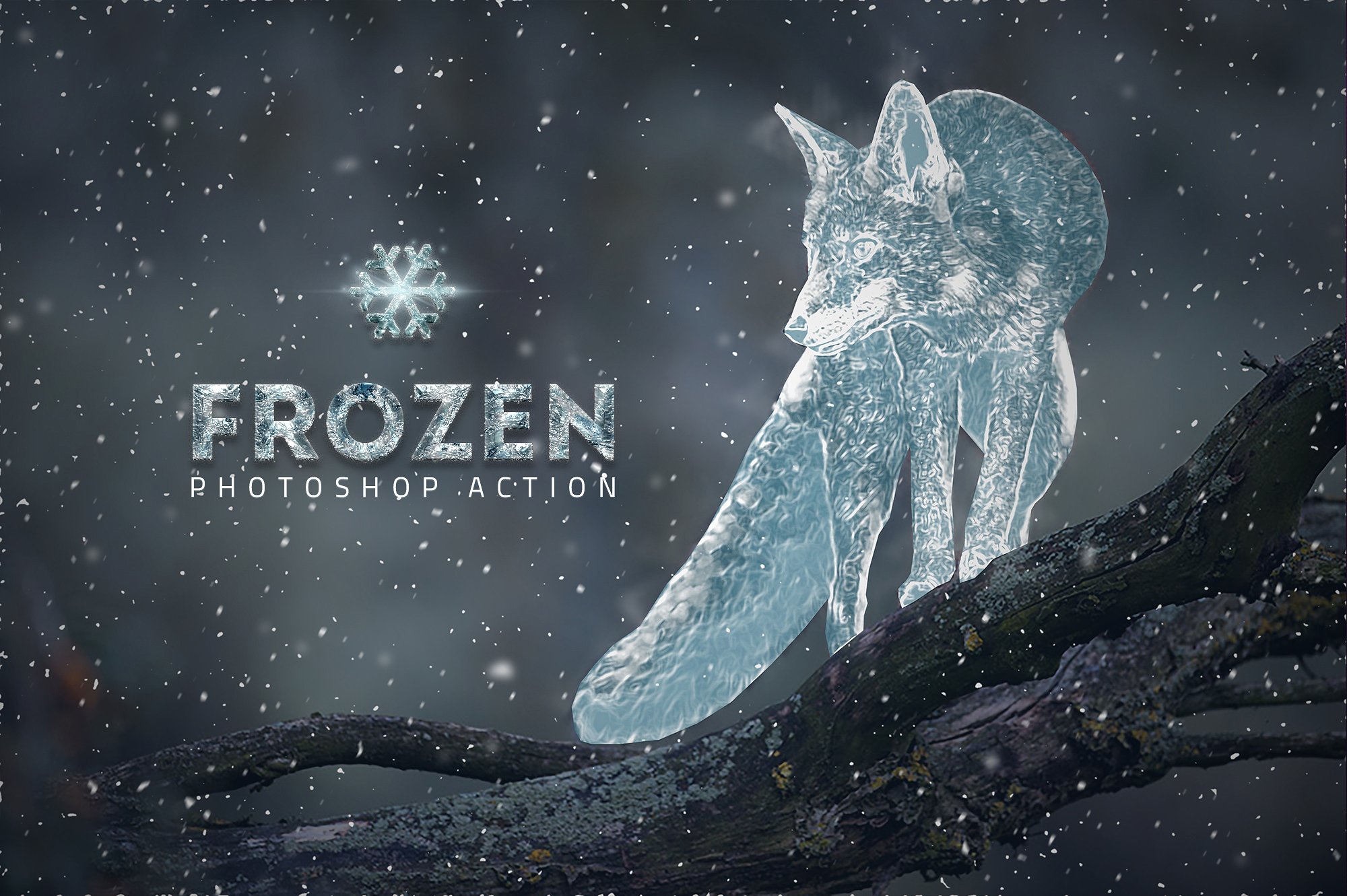 独特冰块雕刻效果的PS动作 Frozen Ice Photo Effect [atn]插图(7)