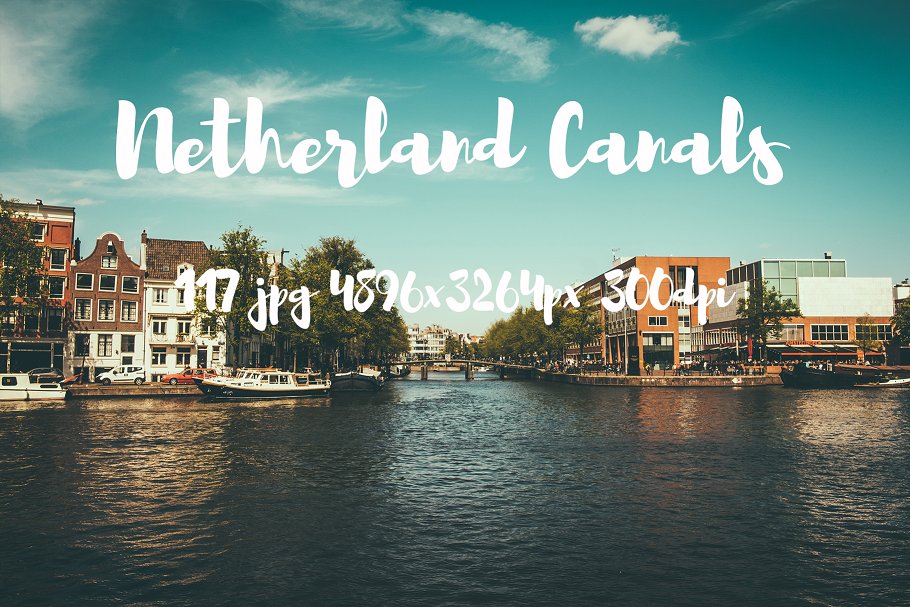 荷兰运河景色照片素材 Netherlands canals photo pack插图(9)