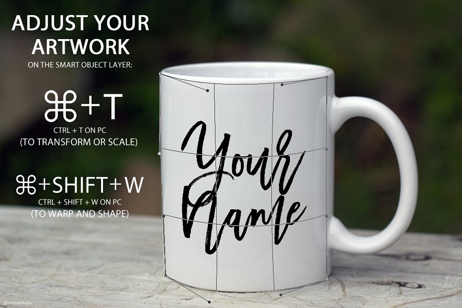 极简主义咖啡马克杯样机模板 #1 Coffee Mug Mockup #1插图(3)