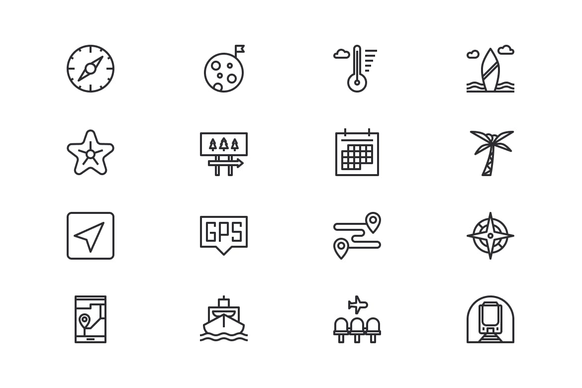 60枚职业职场相关矢量图标素材 Vocation Icons (60 Icons)插图(2)