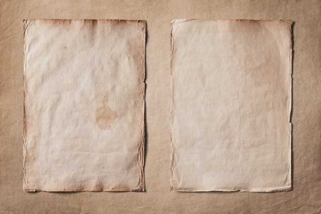 复古破旧纸张纹理 Old Isolated Papers and Textures插图2