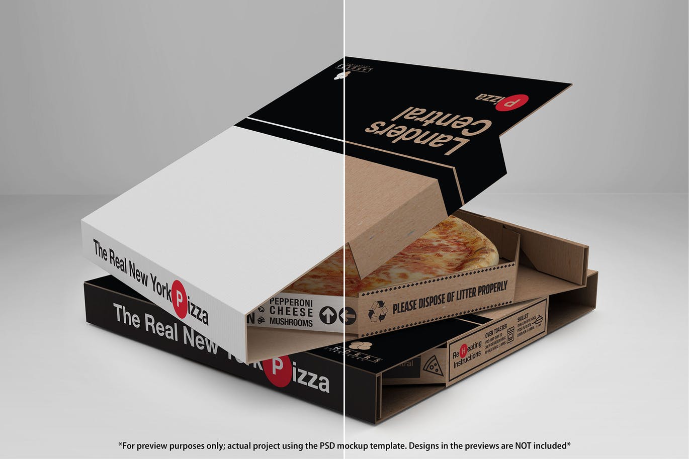 肯德基麦当劳KFC快餐外卖盒包装样机展示模型mockups大集合插图(5)