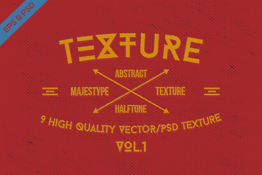 9款抽象半色调肌理v1 9 Abstract Halftone Texture VOL.1插图