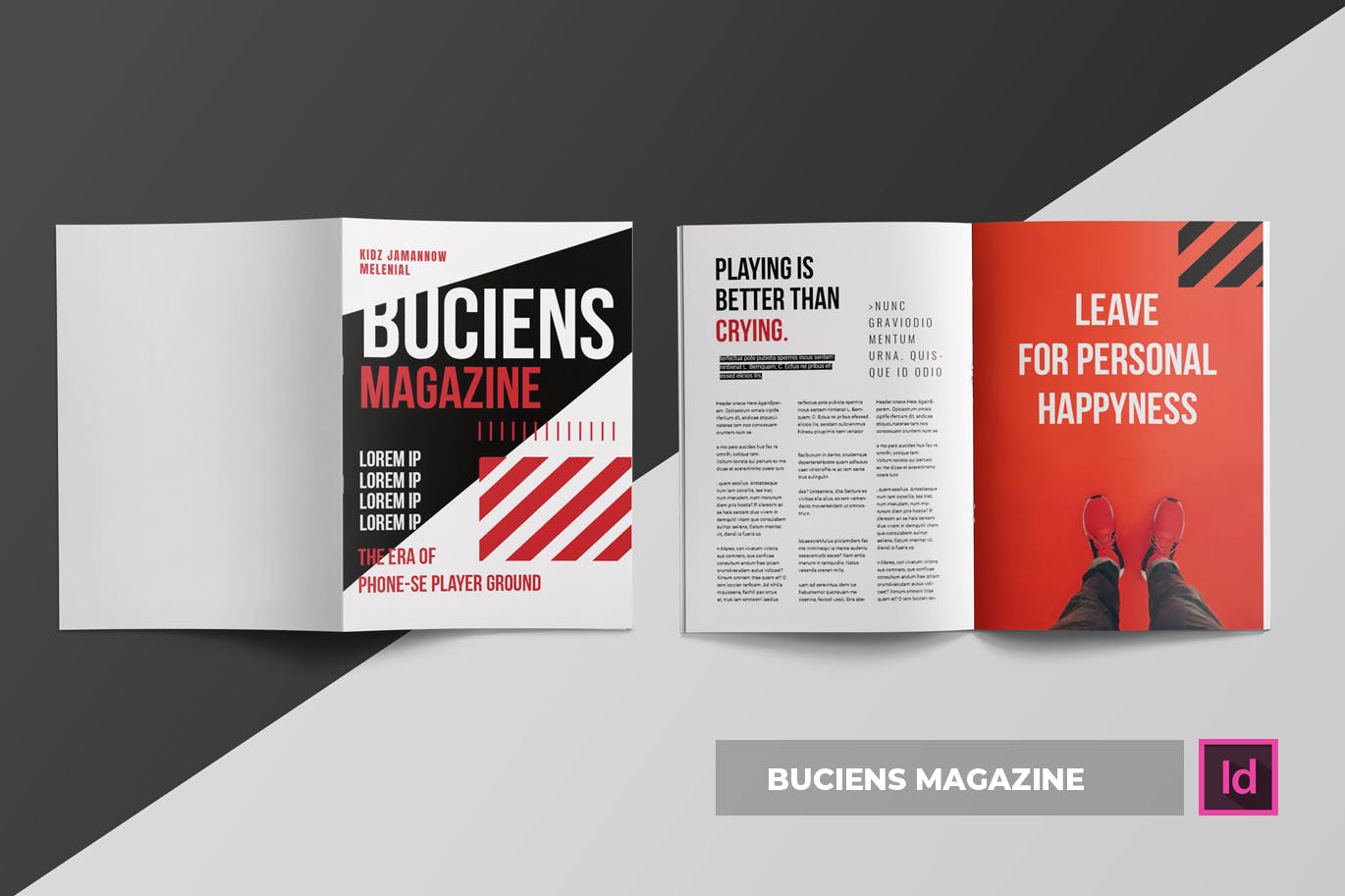 标准多用途杂志排版设计模板 Buciens | Magazine Template插图3