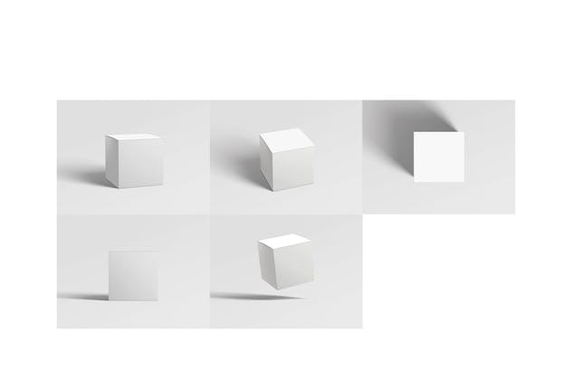 化妆品/药物纸盒包装样机模板 Box / Packaging MockUp – Square插图(6)