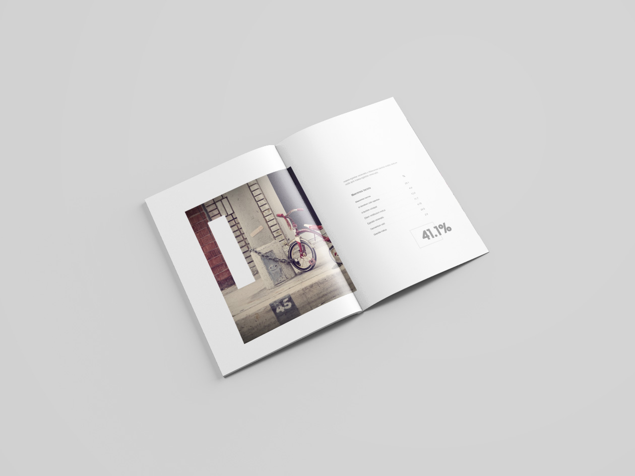 信纸尺寸标准杂志版式设计预览样机 Letter Size Magazine Mockup插图(5)