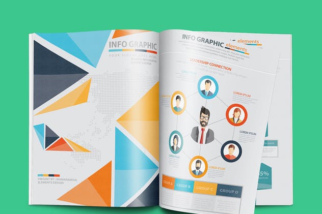 17页商业数据信息图表设计素材 Business Infographics 17 Pages Design插图1