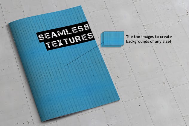10种高分辨率无缝金属材质纹理 10 Seamless Metal Textures插图2