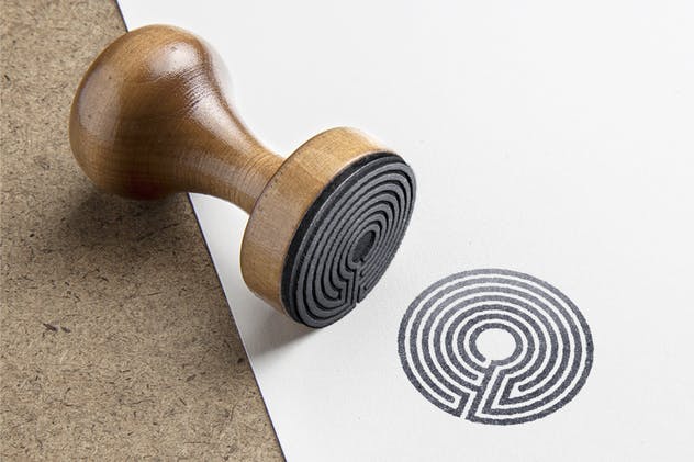 50款迷宫图形设计印章纹理合集 Labyrinth Stamps插图5