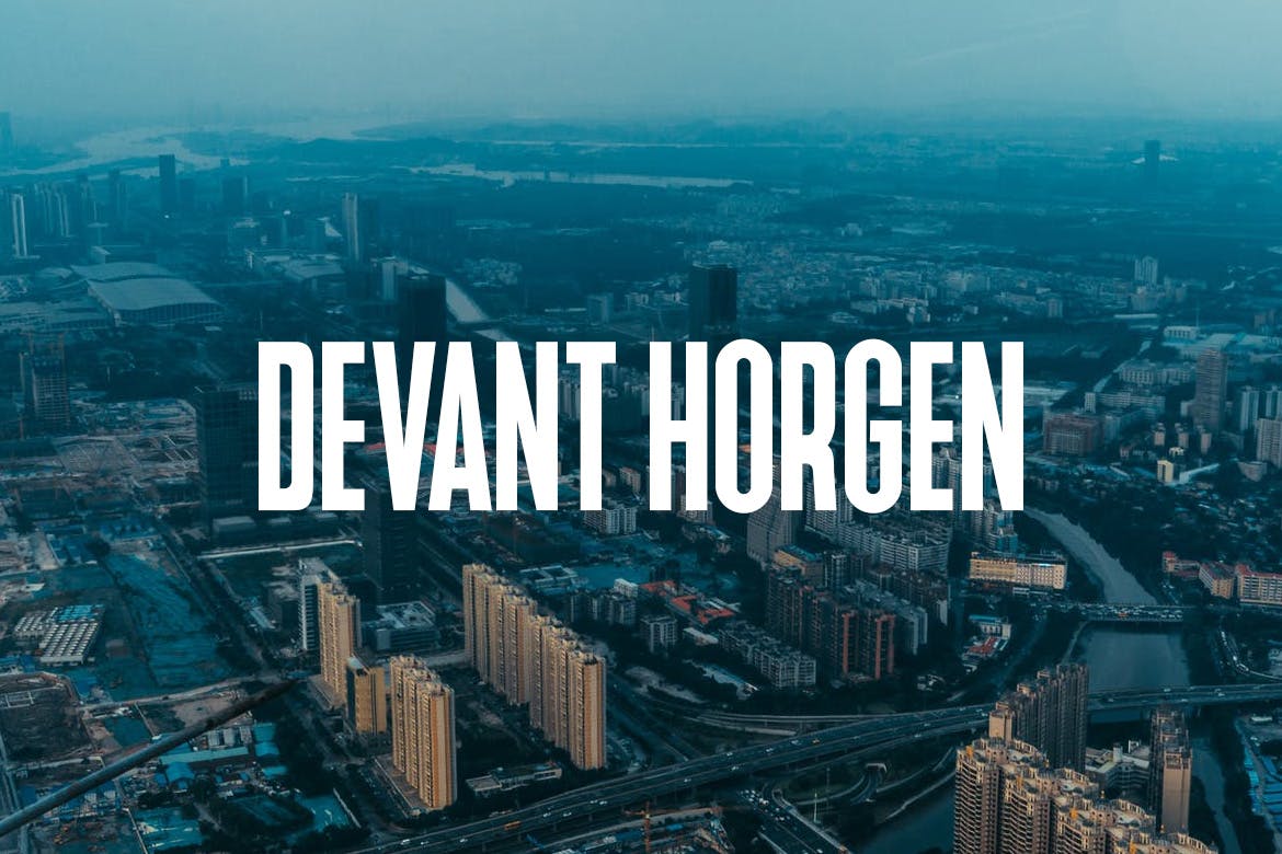 现代版式设计无衬线英文字体 Devant Horgen – Modern Typeface + WebFont插图2