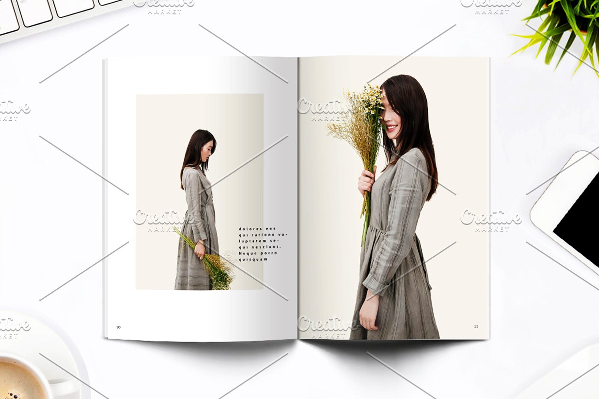 时尚摄影生活杂志设计模板插图(2)