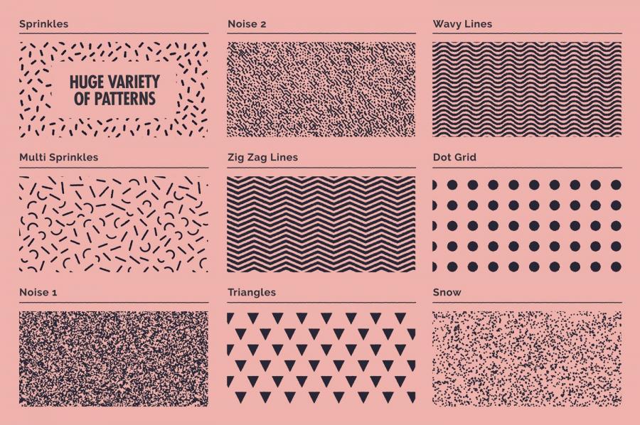 LITHOTONE: Distressed Pattern Brushes For Illustrator