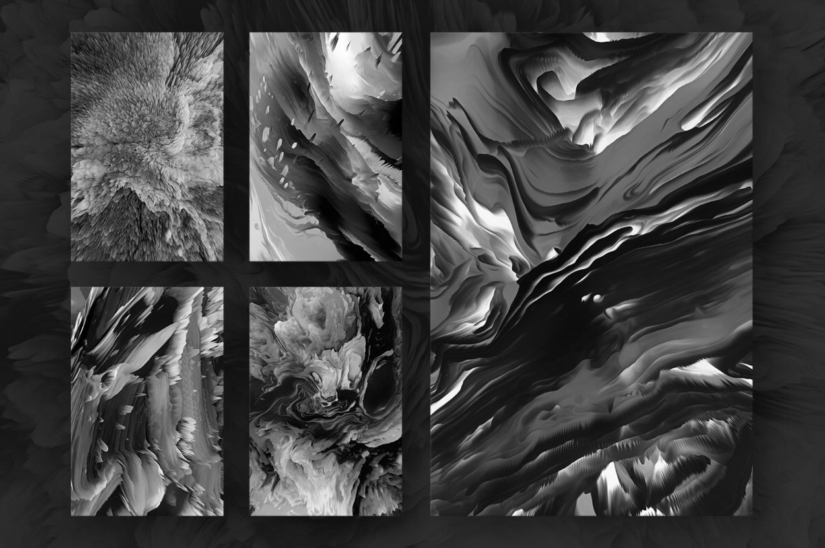 创意抽象纹理系列：40款魅力四射抽象纹理&PS笔刷 Energy, Vol. 1插图10