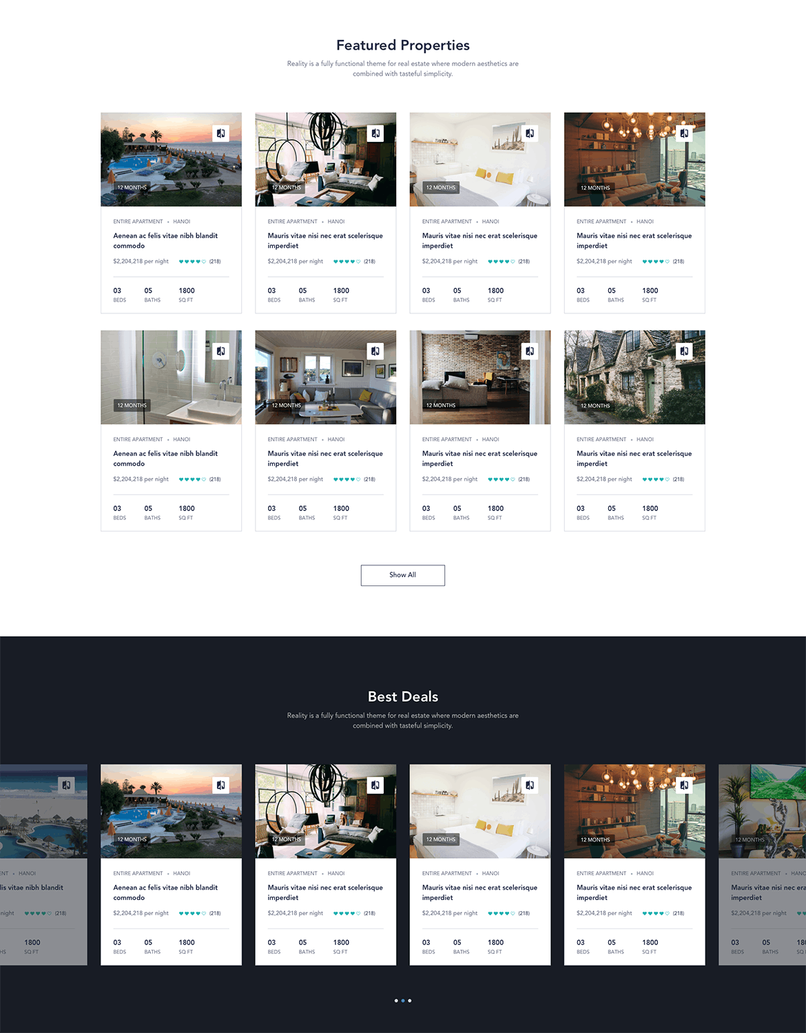 房地产销售租赁中介网站界面设计SKETCH模板 Findity – Real Estate Template插图(5)