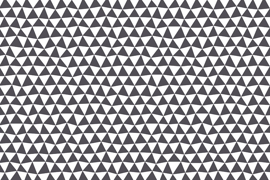 三角形图案无缝纹理集 Triangles. Seamless Patterns Set 5插图(1)