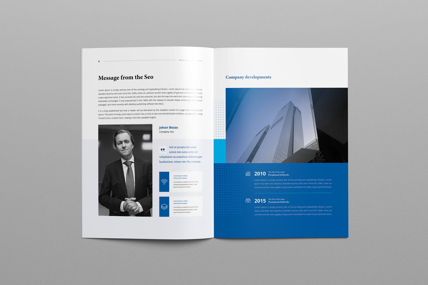 2019-2020年企业年度报告书设计模板 Annual Report 20 Pages插图3