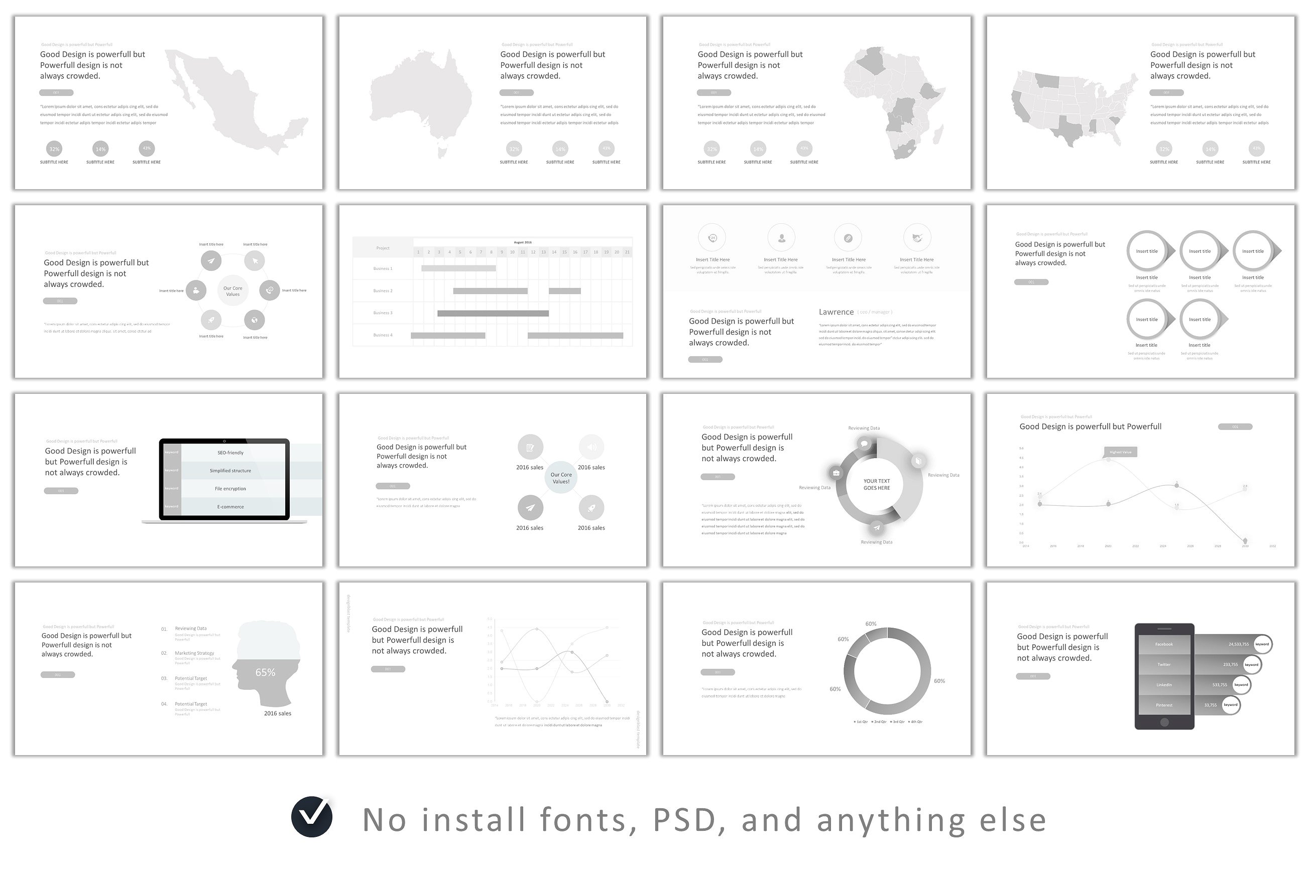 现代创意Powerpoint模版 Modern Powerpoint插图(6)