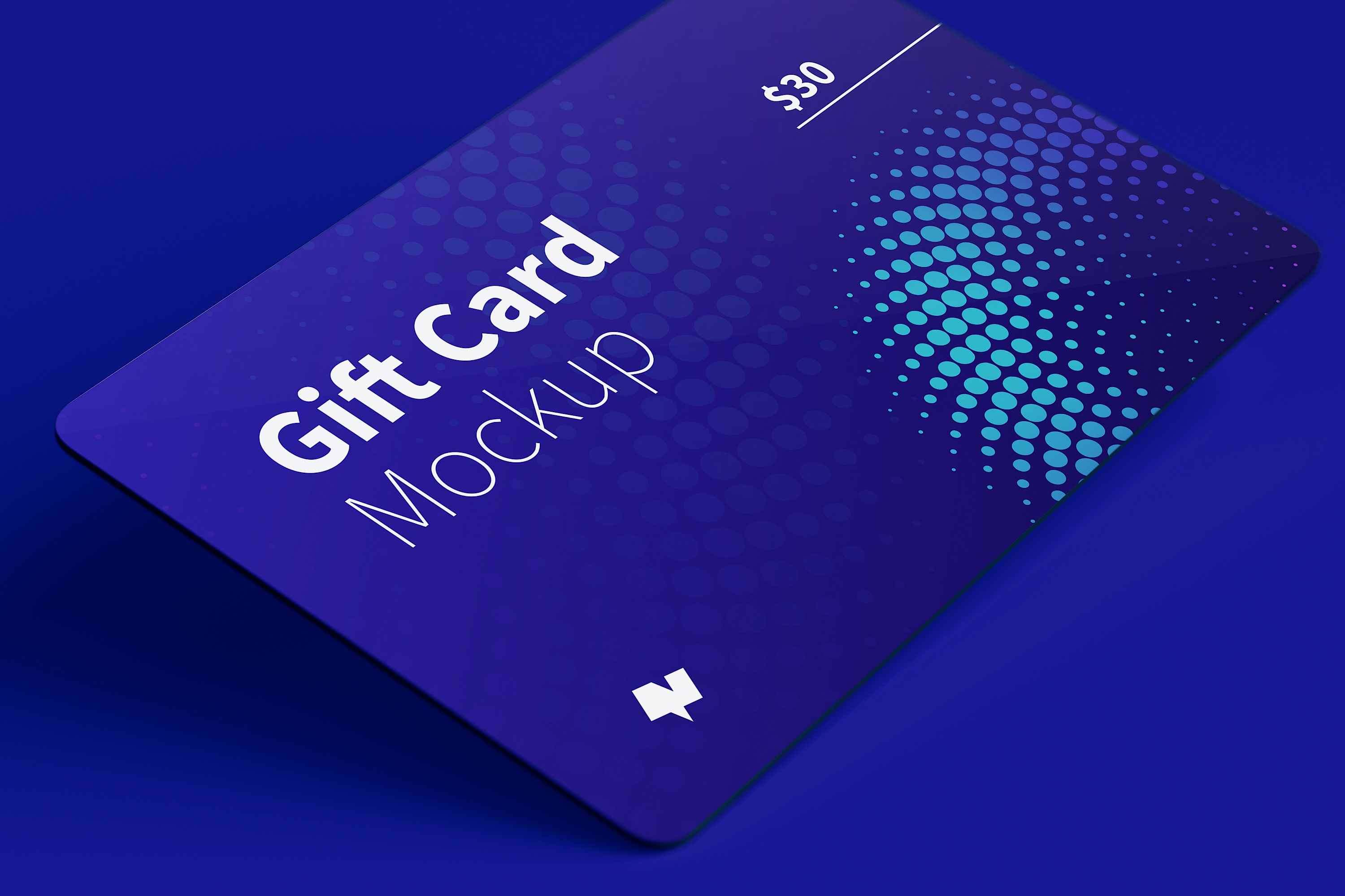 积分礼品卡卡片版式设计效果图样机07 Gift Card Mockup 07插图4