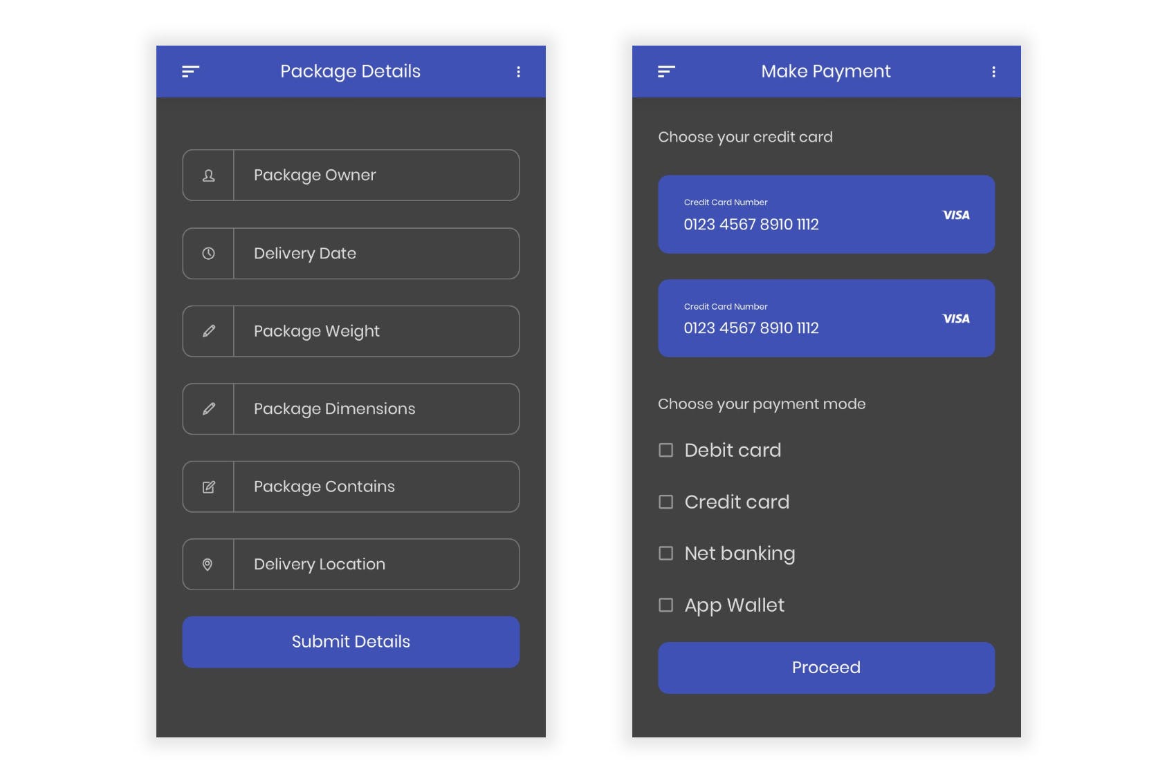 物流运输快递企业APP应用UI设计XD模板 Taark – Logistics & Transport Adobe XD UI Kit插图(5)