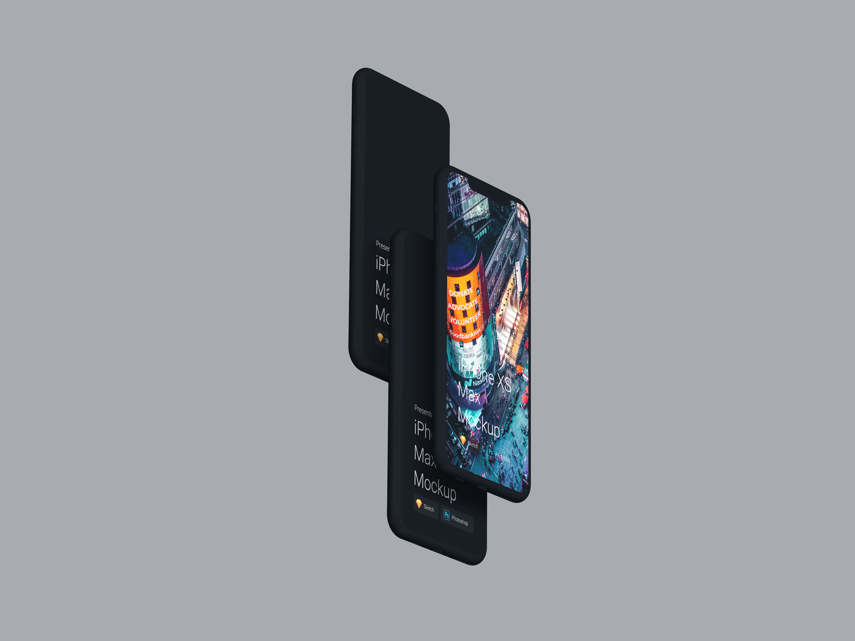 高品质五星好评 iPhone Xs 和 iPhone Xr 样机 [PSD&SKETCH]插图5