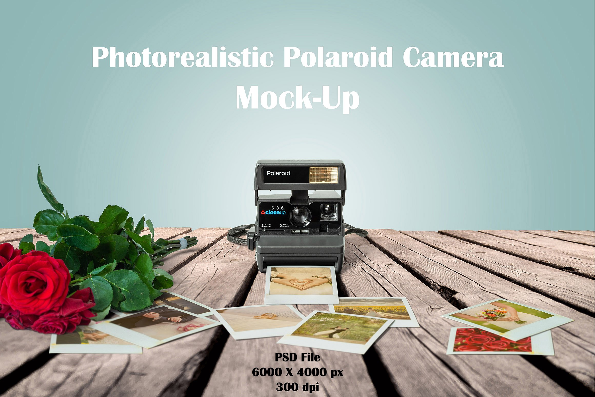 宝丽来相机样机 Polaroid Mockup插图