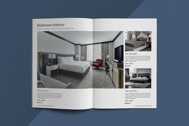 企业内宣产品目录设计INDD模板 Interior Catalogue Template插图(7)