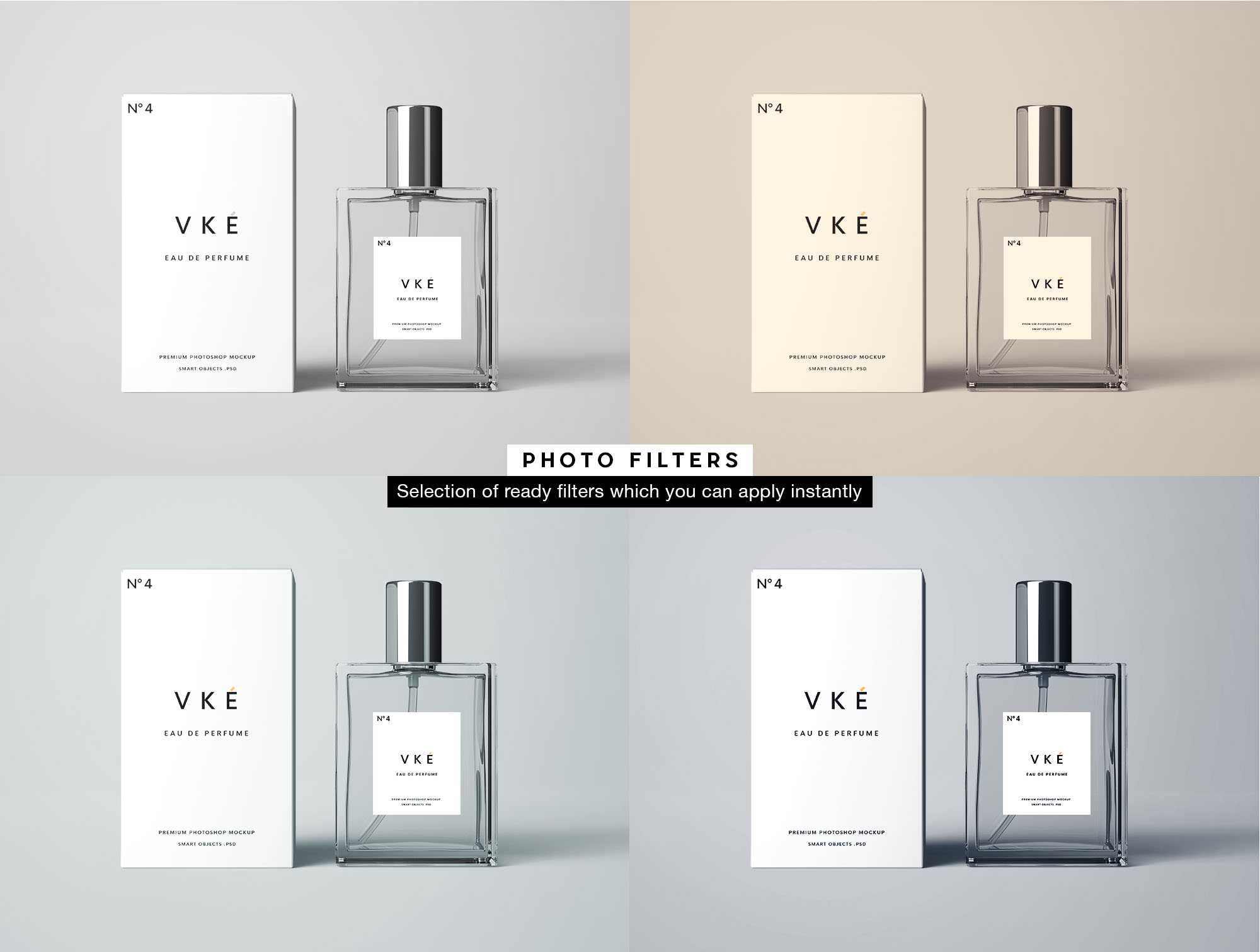 香水瓶＆香水包装盒外观设计样机模板 Perfume Package Mockup插图(9)