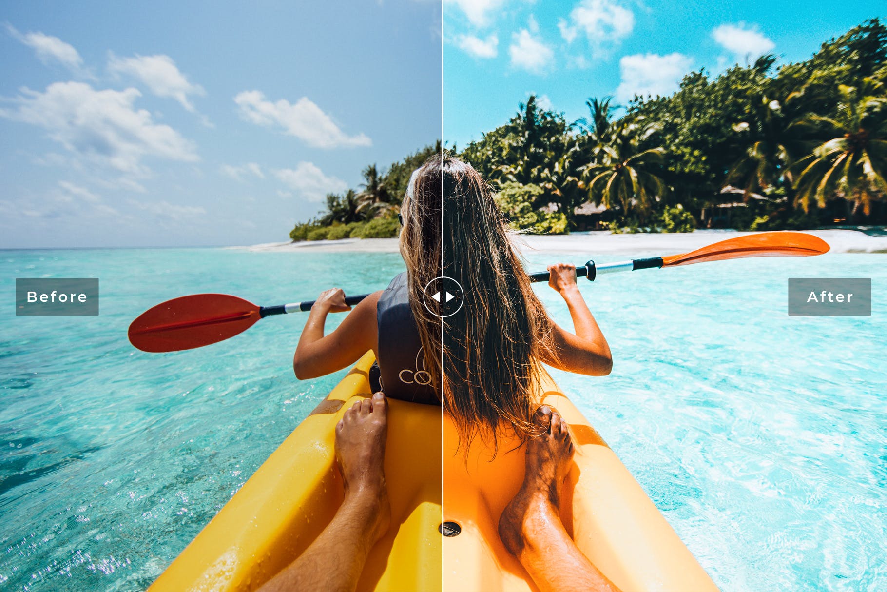 浪漫海景写真摄影照片后期处理LR预设 Kauai Mobile & Desktop Lightroom Presets插图2