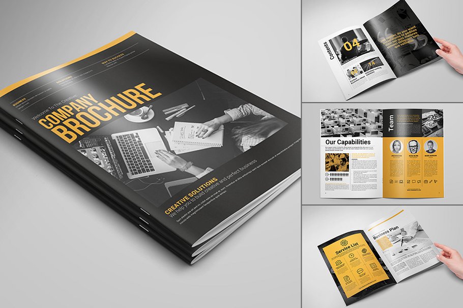 20款创意画册企业文宣手册模板 Big Bundle – 20 Creative Brochures插图(12)