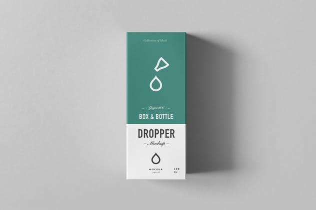 化妆品玻璃滴管样机模板3 Dropper Bottle Mock-up 3插图(12)