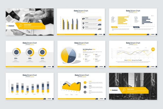 超高品质企业介绍PPT幻灯片模板素材 Phienix Powerpoint Presentation插图(8)