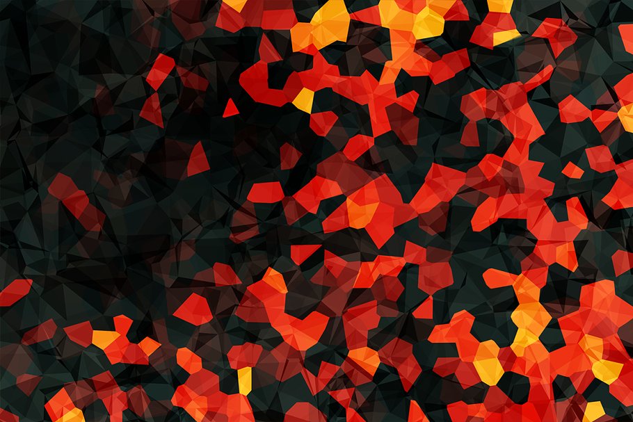 彩色多边形背景素材 Colorful Polygonal Backgrounds插图(1)