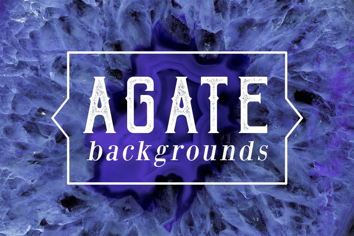 40款多彩奇形怪状晶体背景 40 Agate Backgrounds插图