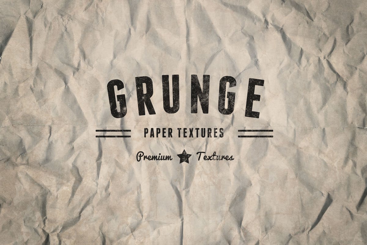 复古粗糙Grunge皱纹纸张纹理 Vintage Grunge Lined & Crumpled Paper Textures插图
