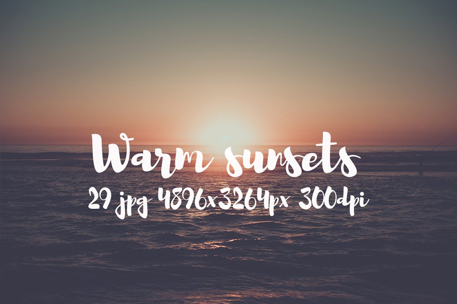 温暖的日落高清照片素材 Warm sunsets photo pack插图5