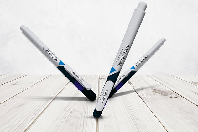 圆珠笔签字笔样机模板v9 Pen Mockup V.9插图(9)